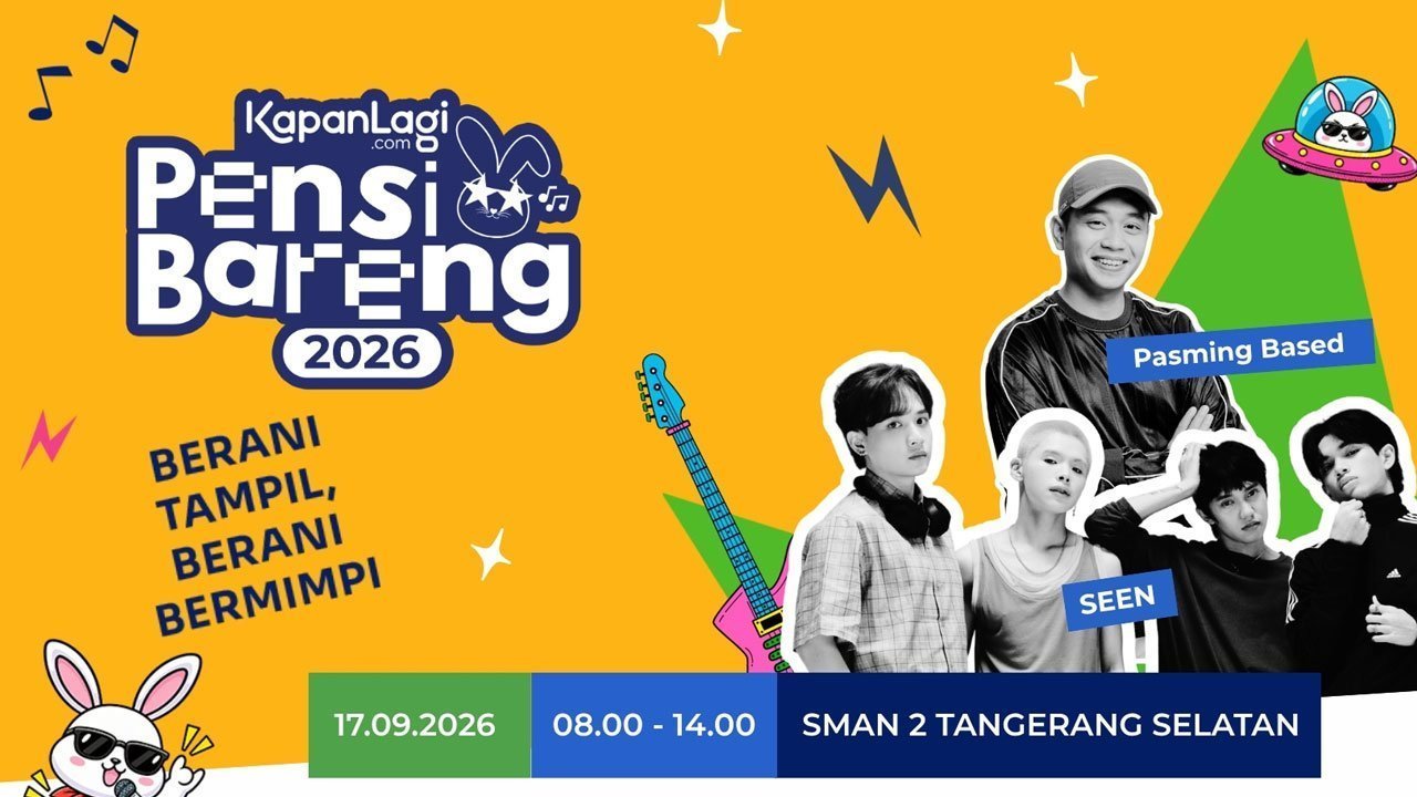 KapanLagi Pensi Bareng 2026 Sambangi SMAN 2 Tangsel, Hadirkan Pasming Based hingga SEEN KapanLagi Pensi Bareng 2026 Sambangi SMAN 2 Tangsel, Hadirkan Pasming Based hingga SEEN