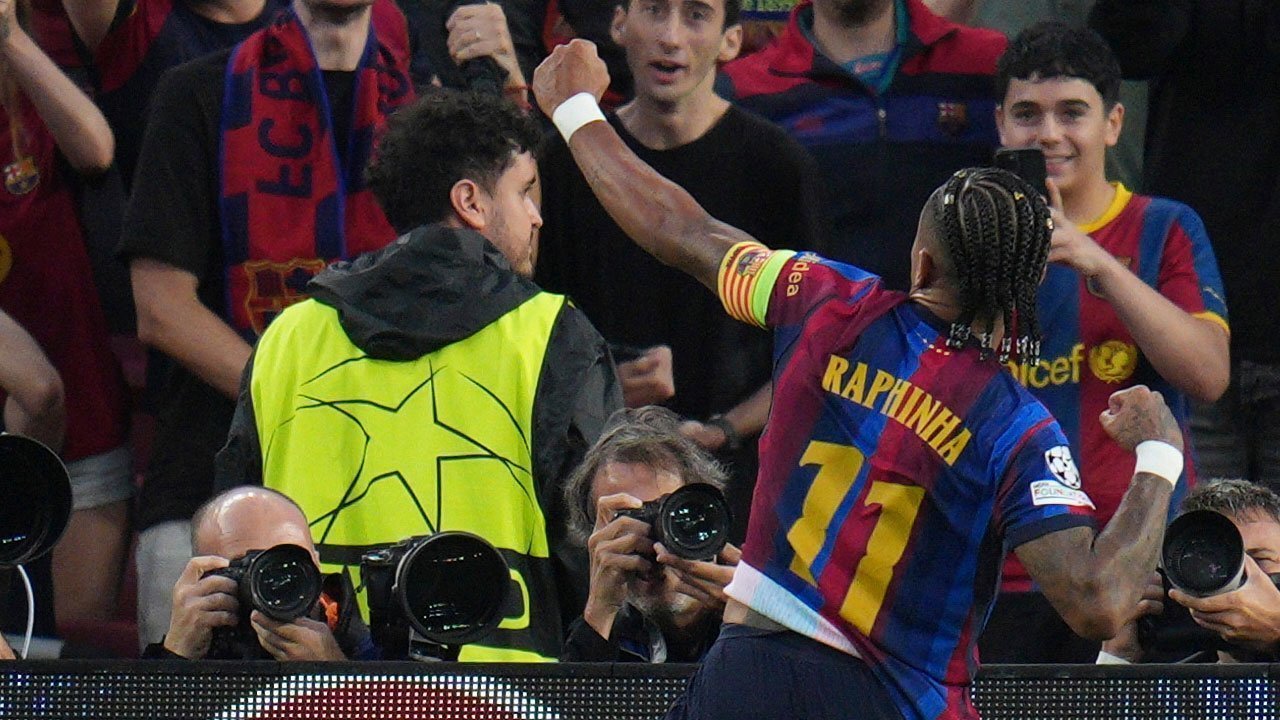 Man of the Match Barcelona vs Feyenoord: Raphinha