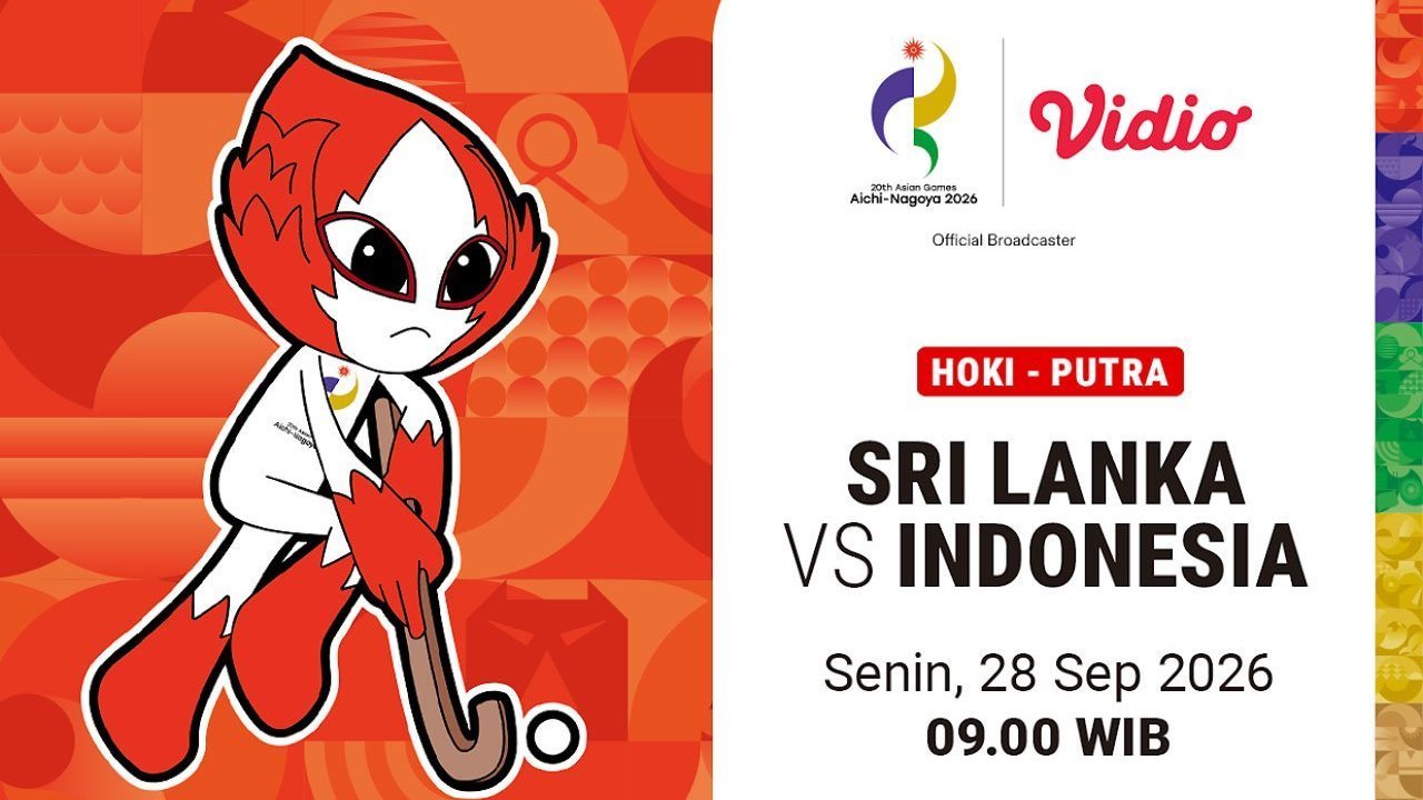 Streaming Sri Lanka vs Indonesia - Asian Games 2026 Men's Hockey: Bersiap Tutup Fase Grup di Vidio Streaming Sri Lanka vs Indonesia - Asian Games 2026 Men's Hockey: Bersiap Tutup Fase Grup di Vidio