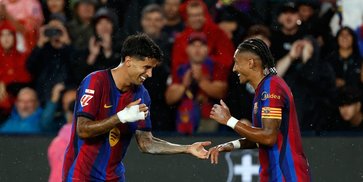 Rating Pemain Barcelona Usai Bantai Racing Santander: Raphinha Pimpin Pesta Gol