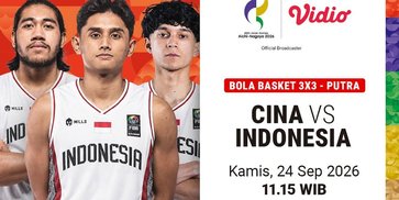 Cina vs Indonesia - Asian Games 2026 3x3 Basketball Mens Play-In: Perjuangan Generasi Muda di Vidio Cina vs Indonesia - Asian Games 2026 3x3 Basketball Mens Play-In: Perjuangan Generasi Muda di Vidio