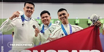 Cabor Menembak Tambah Medali Perak Tim Indonesia di Asian Games 2026