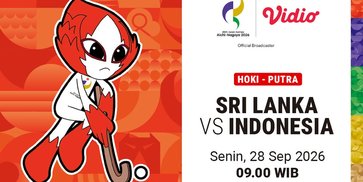 Streaming Sri Lanka vs Indonesia - Asian Games 2026 Men's Hockey: Bersiap Tutup Fase Grup di Vidio Streaming Sri Lanka vs Indonesia - Asian Games 2026 Men's Hockey: Bersiap Tutup Fase Grup di Vidio