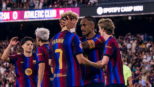 Tim Terbaik di Dunia Pemain Barcelona. (c) Sumber: www.fcbarcelona.com