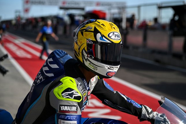 Aksi Aldi Satya Mahendra pada putaran ke-10 World Supersport 2026 di Cremona, Italia, 25-27 September 2026 (c) Dok. Yamaha Indonesia