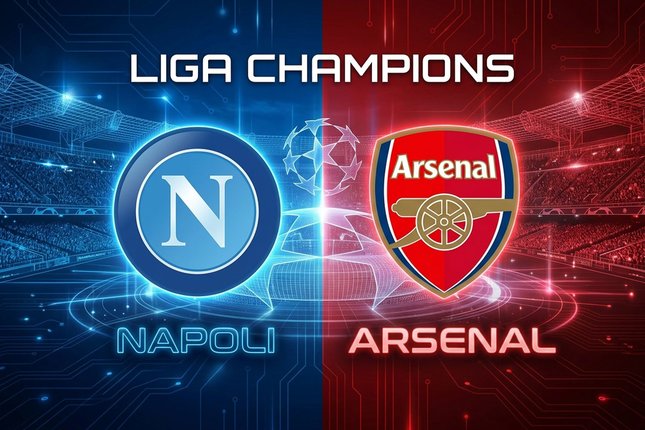 Jadwal Live Streaming Napoli vs Arsenal