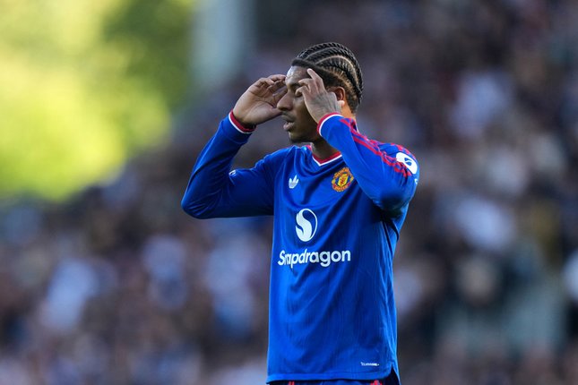 Laga Berikutnya Ekspresi kekecewaan Marcus Rashford usai melewatkan peluang emas di depan gawang Fulham (c) AP Photo/Kin Cheung