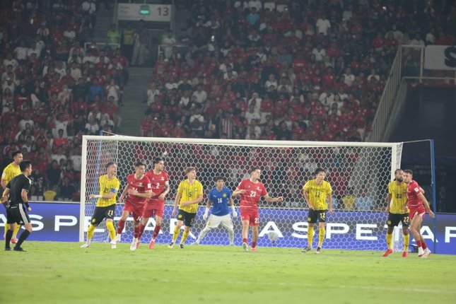 Susunan Pemain Duel Timnas Indonesia vs Malaysia dalam laga kedua Grup A FIFA ASEAN Cup 2026, Senin (28/9/2026). (c) KLY/Budy Santoso