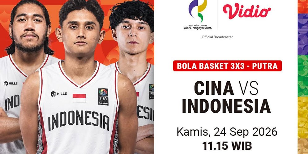Cina vs Indonesia - Asian Games 2026 3x3 Basketball Mens Play-In: Perjuangan Generasi Muda di Vidio Cina vs Indonesia - Asian Games 2026 3x3 Basketball Mens Play-In: Perjuangan Generasi Muda di Vidio