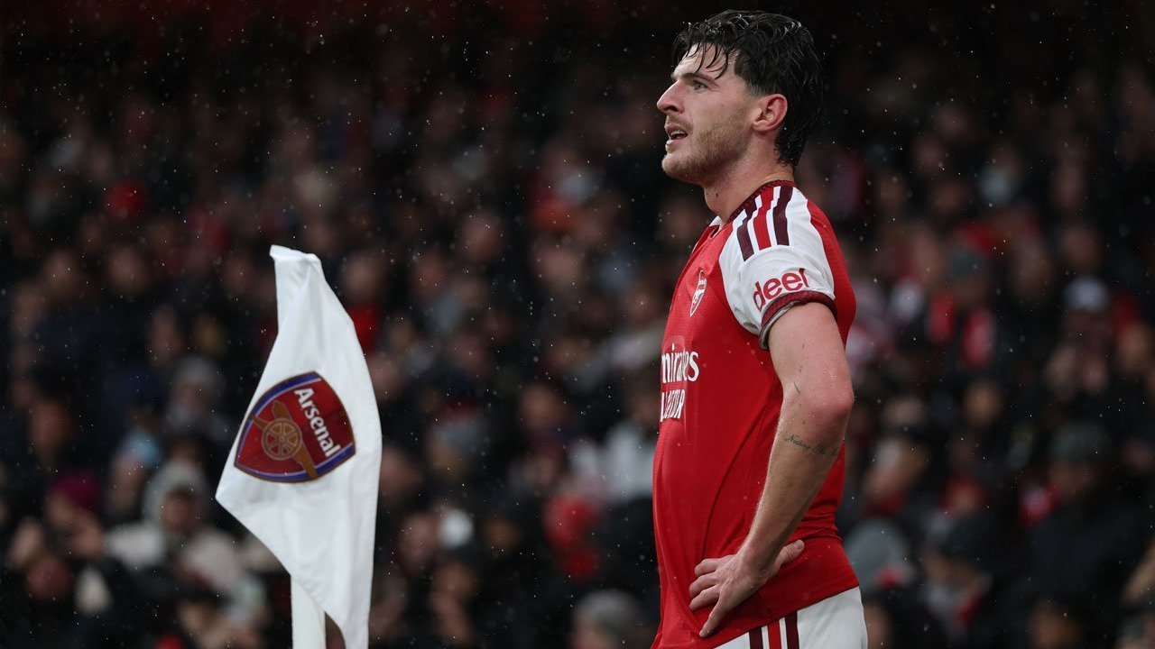 Declan Rice Terlihat Cedera Declan Rice Terlihat Cedera
