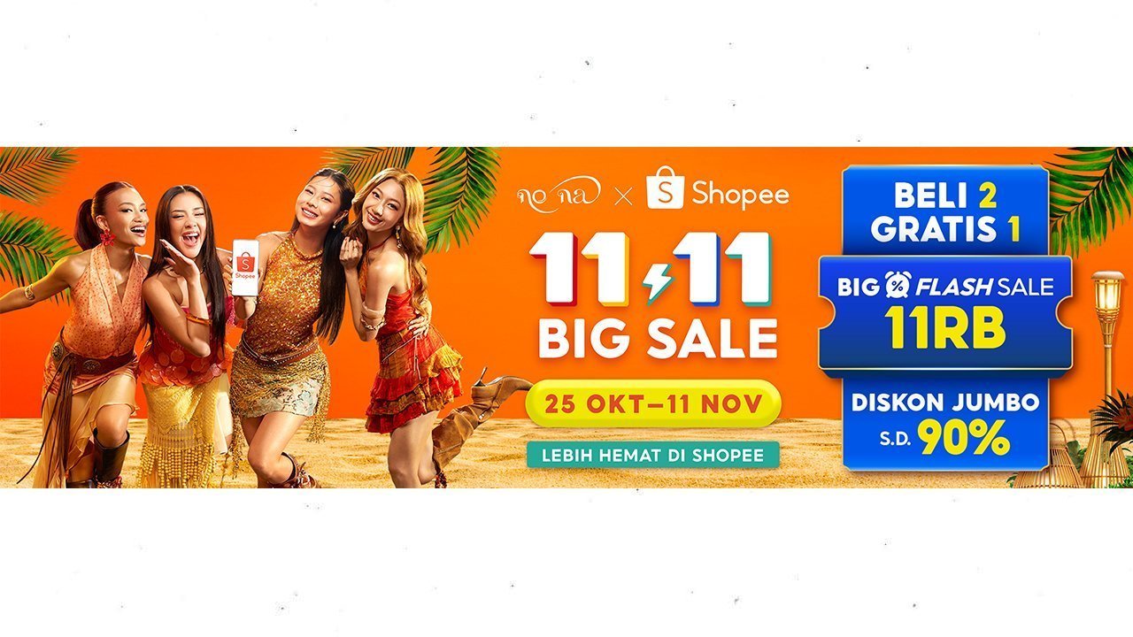 Nikmati Perayaan Belanja Penuh Warna bersama no na di Shopee 11.11 Big Sale Nikmati Perayaan Belanja Penuh Warna bersama no na di Shopee 11.11 Big Sale