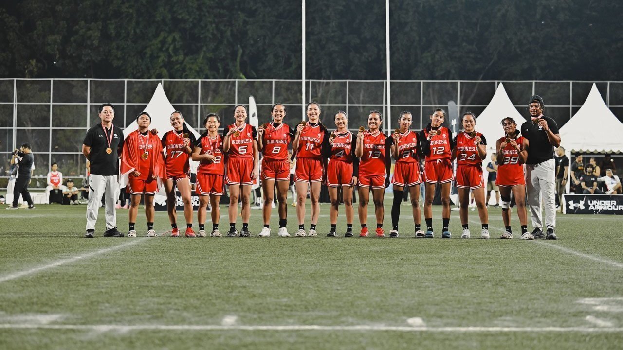 Tim Putri Indonesia Juara SEAFFC 2026, Under Armour Turut Dukung Performa Timnas Flag Football Tim Putri Indonesia Juara SEAFFC 2026, Under Armour Turut Dukung Performa Timnas Flag Football