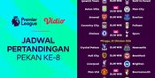 Premier League 2026/27: Beberapa Duel Akan Tersaji dari Matchweek 8 dengan Kualitas 4K di Vidio Premier League 2026/27: Beberapa Duel Akan Tersaji dari Matchweek 8 dengan Kualitas 4K di Vidio