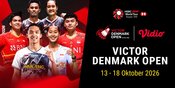 BWF 750 Victor Denmark Open 2026: Misi Pertahankan Gelar dan Kejar Poin Saksikan di Vidio