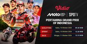 MotoGP Pertamina Grand Prix of Indonesia 2026: Mandalika Menjadi Panggung Penentu Gelar di Vidio