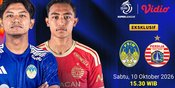 Jadwal BRI Super League 2026/27 - PSIM vs Persija dengan Tayangan Eksklusif Hanya di Vidio Jadwal BRI Super League 2026/27 - PSIM vs Persija dengan Tayangan Eksklusif Hanya di Vidio