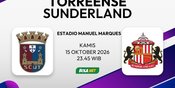 Prediksi Torreense vs Sunderland, 15 Oktober 2026 Prediksi Torreense vs Sunderland, 15 Oktober 2026