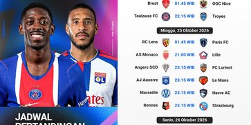 Agenda Nonton Ligue 1 2026/27 Pekan ke-8 Streaming Hanya di Vidio Agenda Nonton Ligue 1 2026/27 Pekan ke-8 Streaming Hanya di Vidio