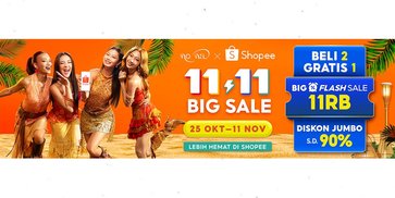 Nikmati Perayaan Belanja Penuh Warna bersama no na di Shopee 11.11 Big Sale Nikmati Perayaan Belanja Penuh Warna bersama no na di Shopee 11.11 Big Sale