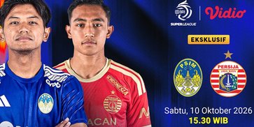 Jadwal BRI Super League 2026/27 - PSIM vs Persija dengan Tayangan Eksklusif Hanya di Vidio
