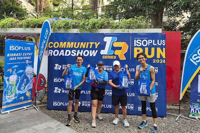 Hidrasi untuk Menjaga Performa Suasana Isoplus Marathon (c) Dok. ISOPLUS