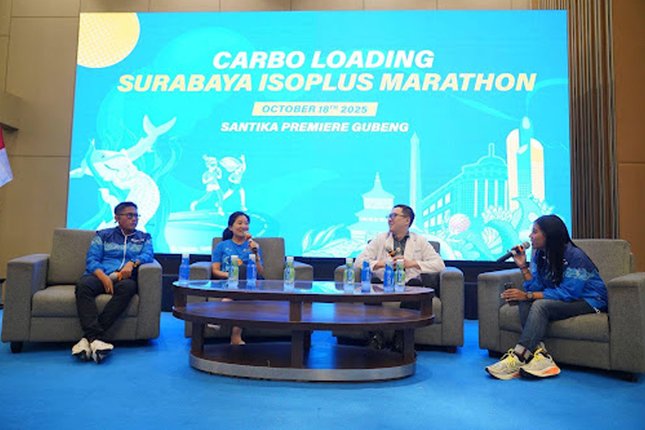 Bebas Kejar Tujuan Bersama Bank MAS Suasana konferensi pers peluncuran Surabaya ISOPLUS Marathon (c) Dok. ISOPLUS