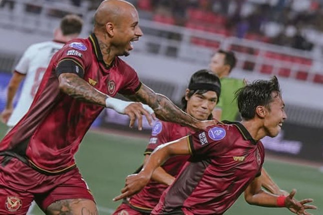 Skuad Java United merayakan gol Riyan Ardiansyah ke gawang Bali United (c) Dok. Java United Official