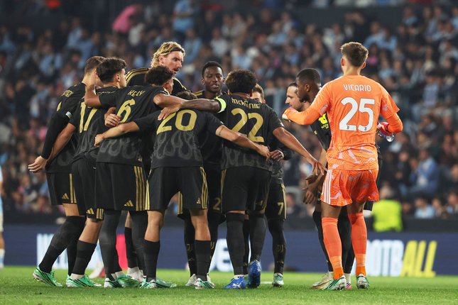 Prediksi Starting XI Juventus vs Lazio Skuad Juventus pada laga Liga Europa 2026/2027 lawan Celta Vigo (c) AP Photo/Lalo R. Villar