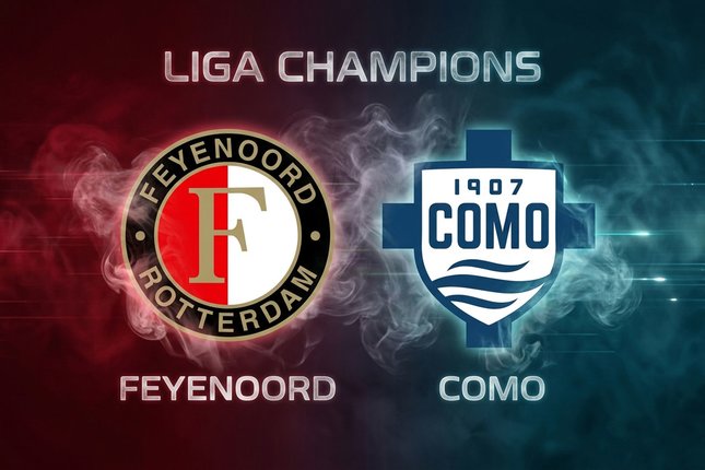 Liga Champions / UEFA Champions League (UCL) : Feyenoord vs Como (c) AI/Gemini