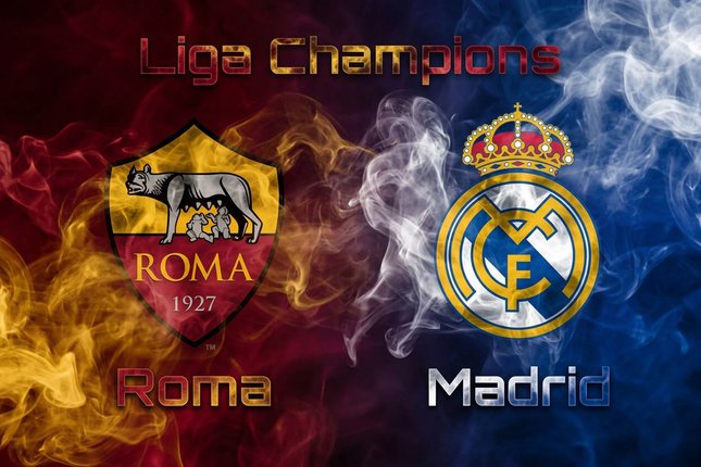 Jadwal Live Streaming Roma vs Madrid Liga Champions / UEFA Champions League (UCL) : Roma vs Madrid (c) AI/Gemini