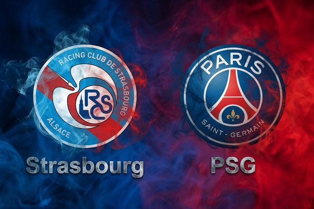 Ligue 1 / Liga Prancis : Strasbourg vs PSG (c) AI/Gemini