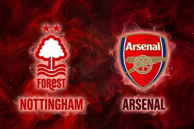 Premier League / Liga Inggris : Nottingham Forest vs Arsenal (c) AI/Gemini