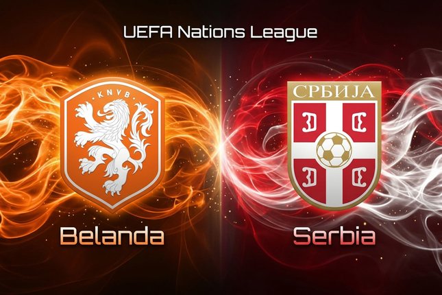 Susunan Pemain UEFA Nations League : Belanda vs Serbia (c) AI/Gemini