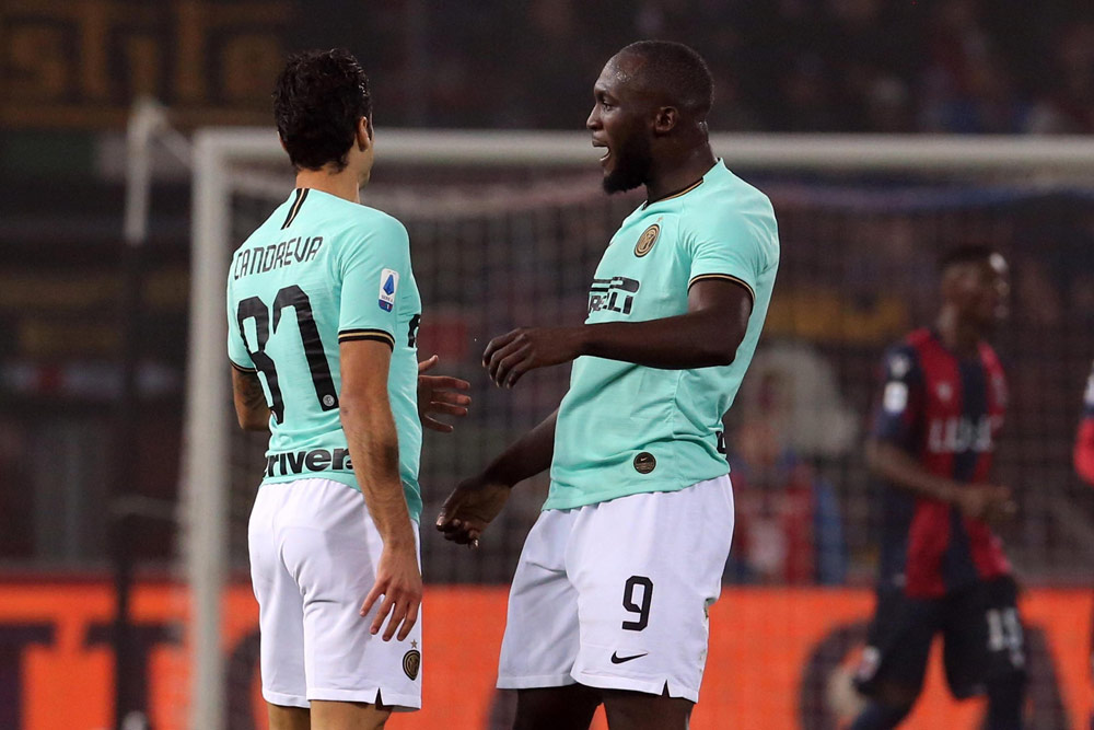 2 Gol Romelu Lukaku Menangkan Inter Milan