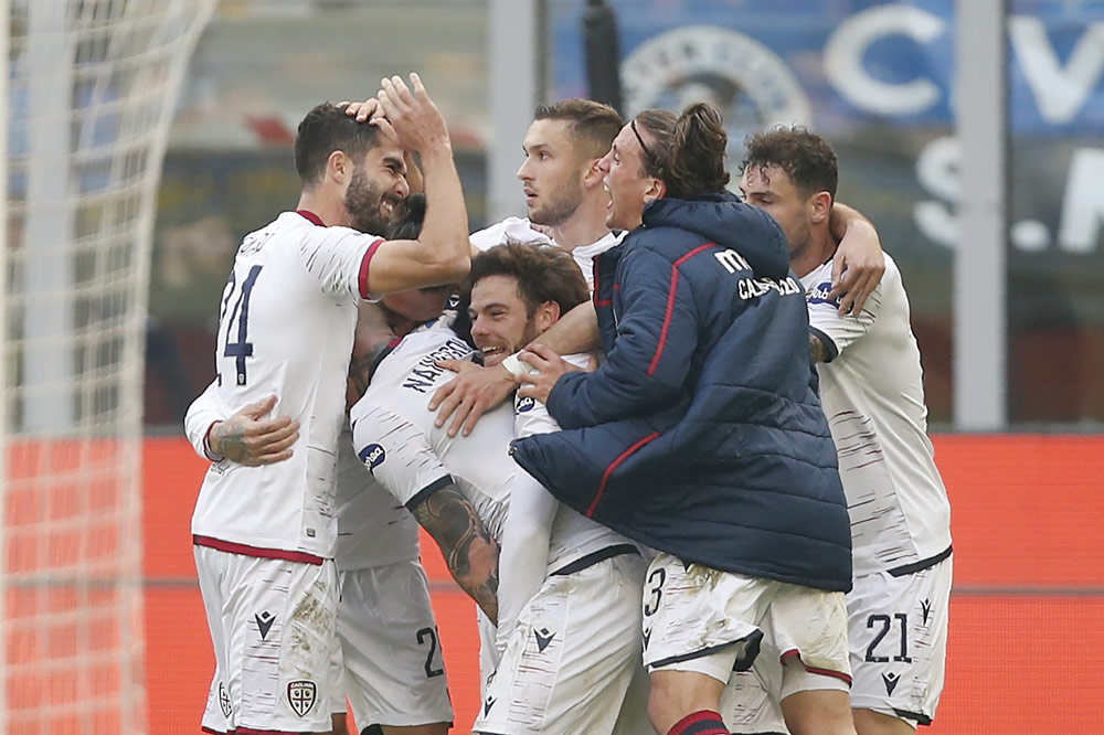Cagliari Sukses Hambat Laju Inter Milang