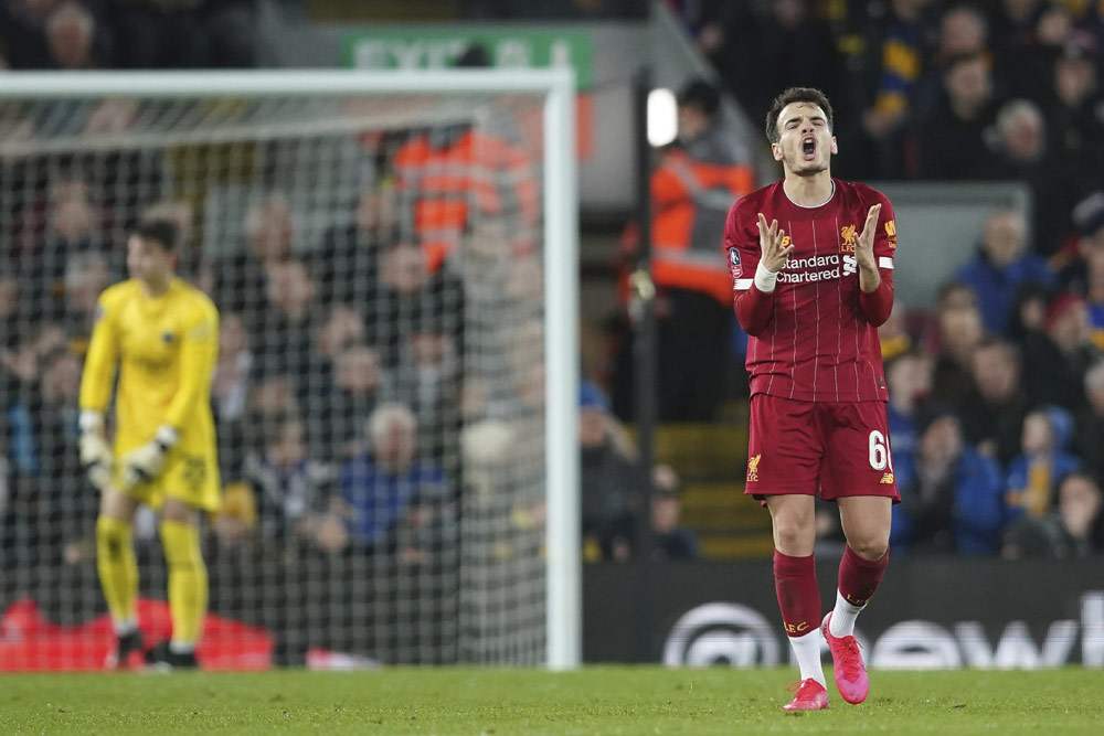Tim Muda Liverpool Kalahkan Shrewsbury Town