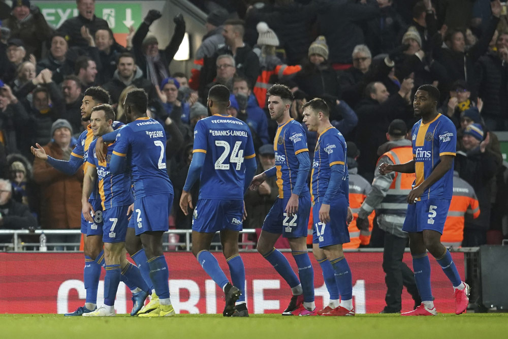 Tim Muda Liverpool Kalahkan Shrewsbury Town