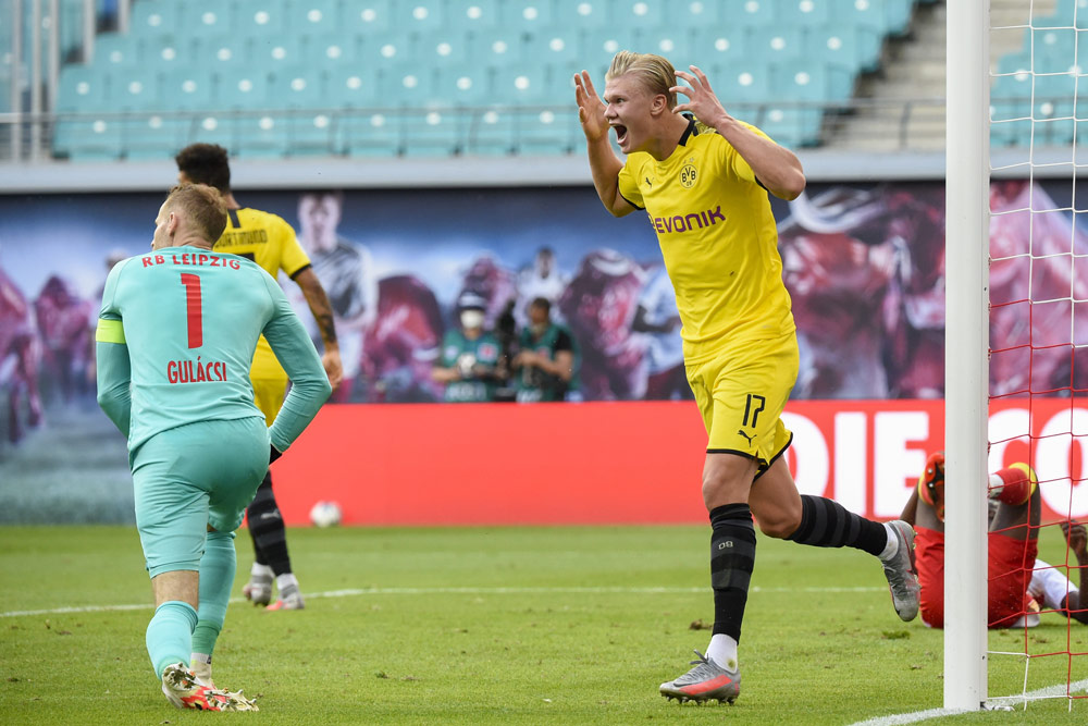 Erling Haaland Gemilang, Dortmund Menang