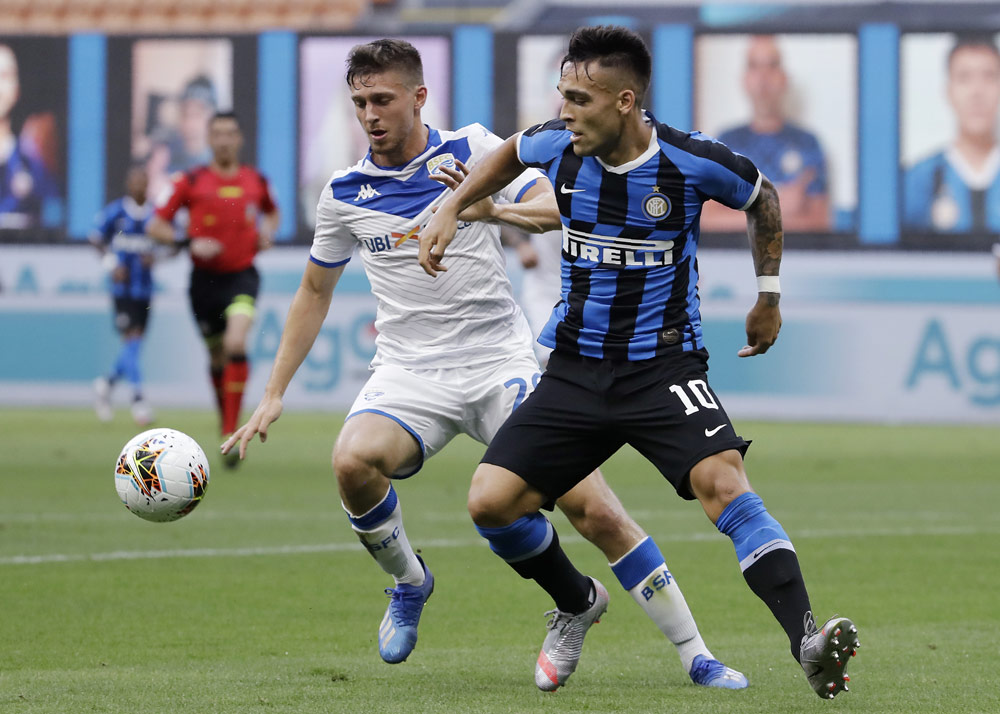 Inter Milan Bantai Brescia Enam Gol Tanpa Balas