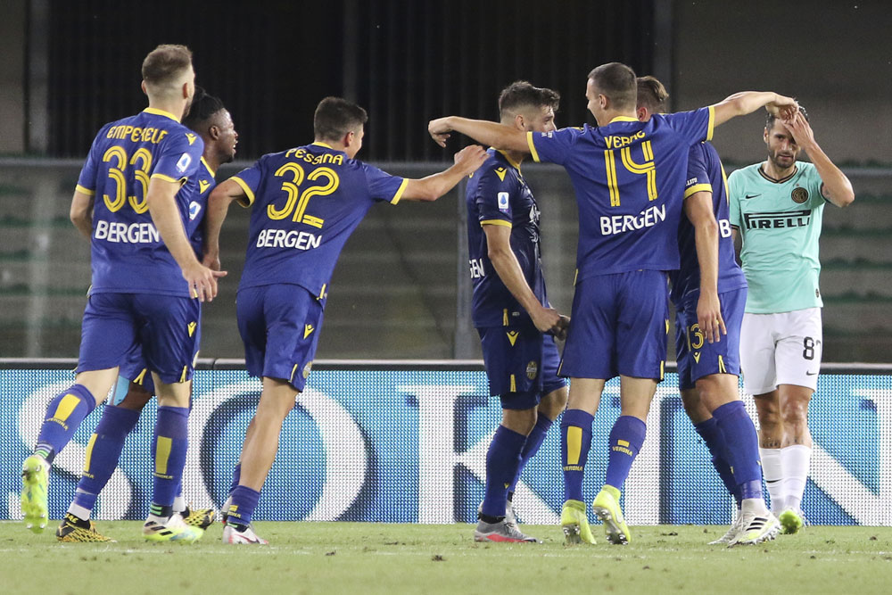 Verona Sukses Tahan Imbang Inter Milan