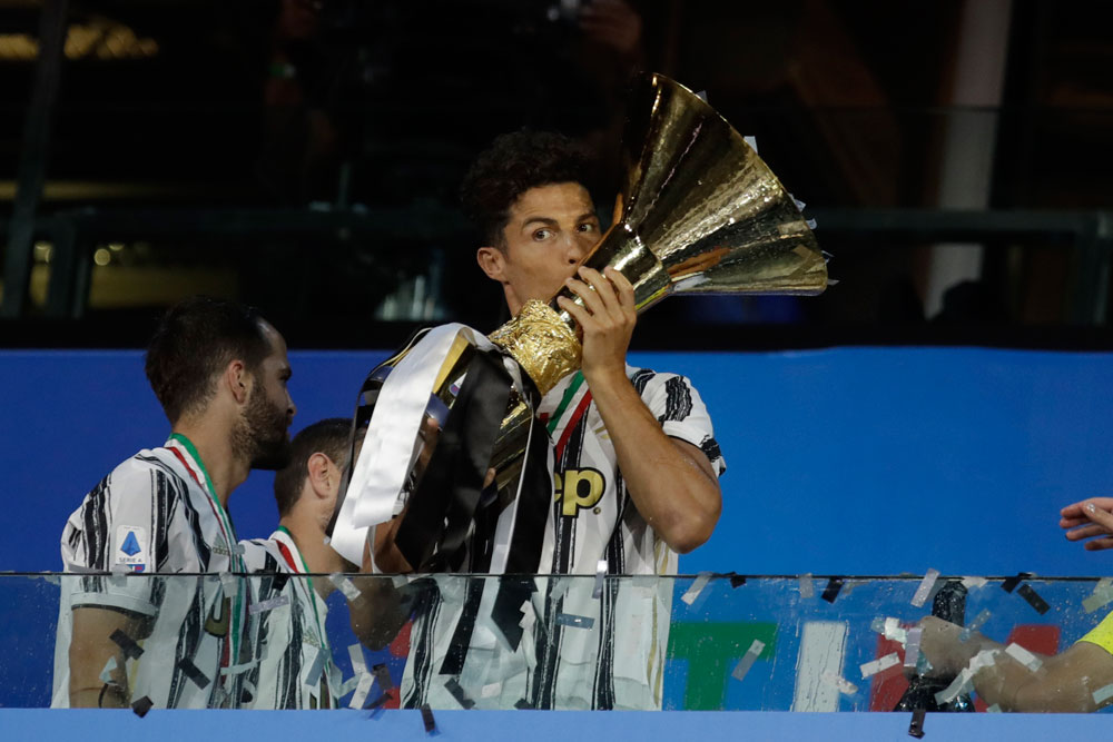 Pesta Juara Juventus Usai Menangi Serie A 2019-2020