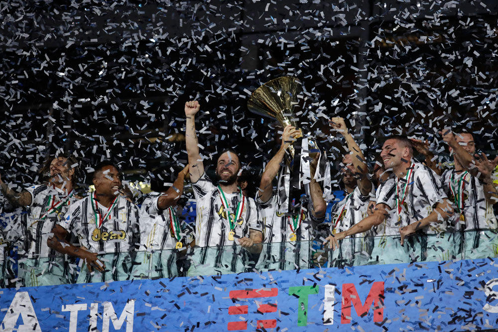 Pesta Juara Juventus Usai Menangi Serie A 2019-2020