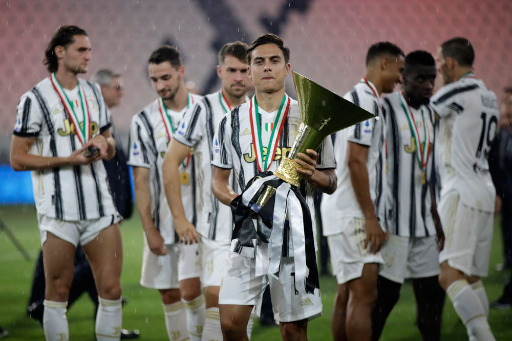 Pesta Juara Juventus Usai Menangi Serie A 2019-2020