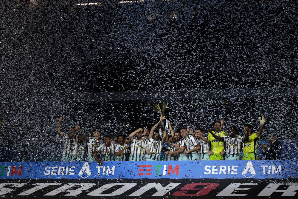 Pesta Juara Juventus Usai Menangi Serie A 2019-2020