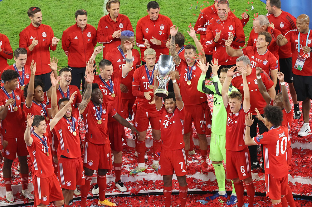 Piala Super Eropa: Selebrasi Juara Bayern Munchen