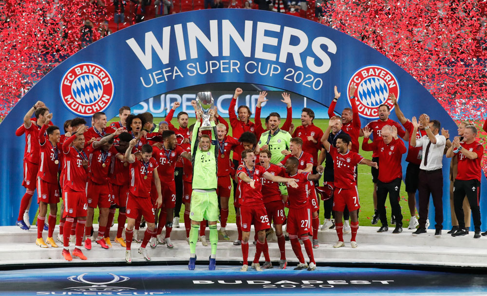 Piala Super Eropa: Selebrasi Juara Bayern Munchen