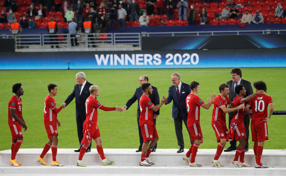 Piala Super Eropa: Selebrasi Juara Bayern Munchen