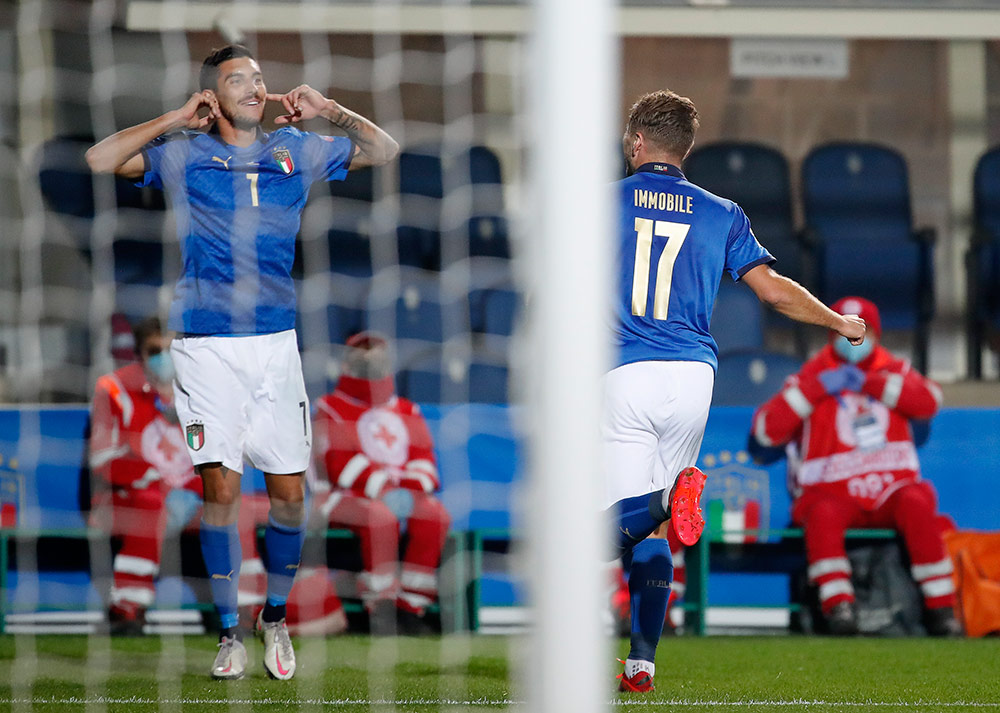Italia vs Belanda Berakhir Sama Kuat