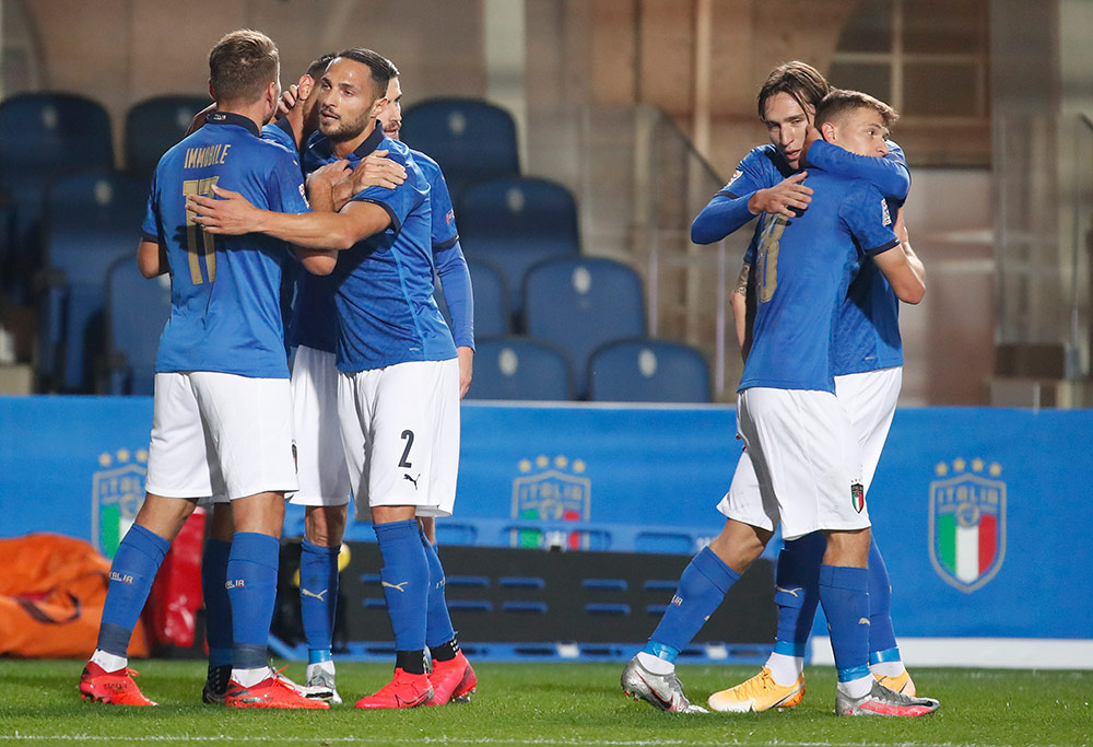 Italia vs Belanda Berakhir Sama Kuat