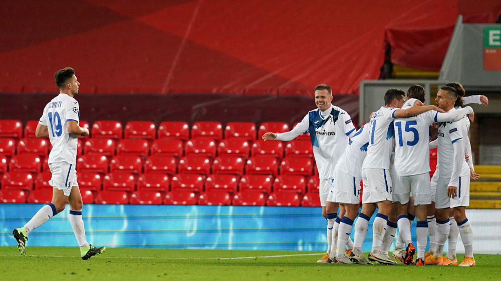 Anfield Tertunduk di Tangan Atalanta